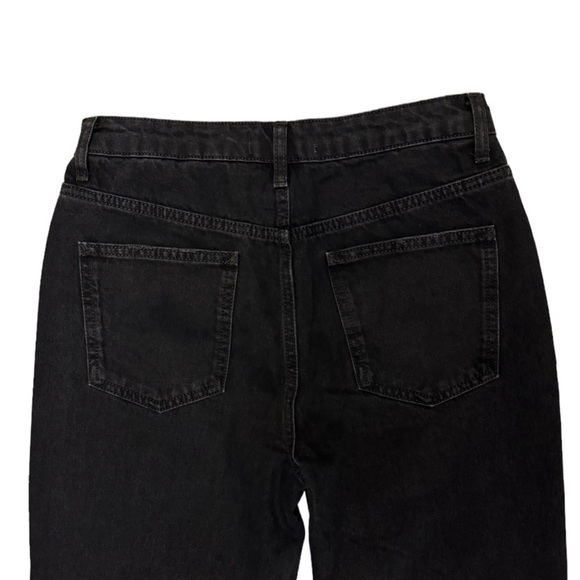 Free People We The Free Dakota Straight Leg Jean in Black Size 28 - Picture 7 of 12